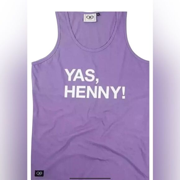 YAS HENNY! GRAPHIC TANK TOP BY QUEER EYE - Picture 1 of 2